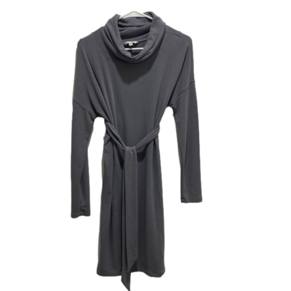 𝅺cabi Cowl Neck Tunic Dress Gray Style 127 Size Small Bin P